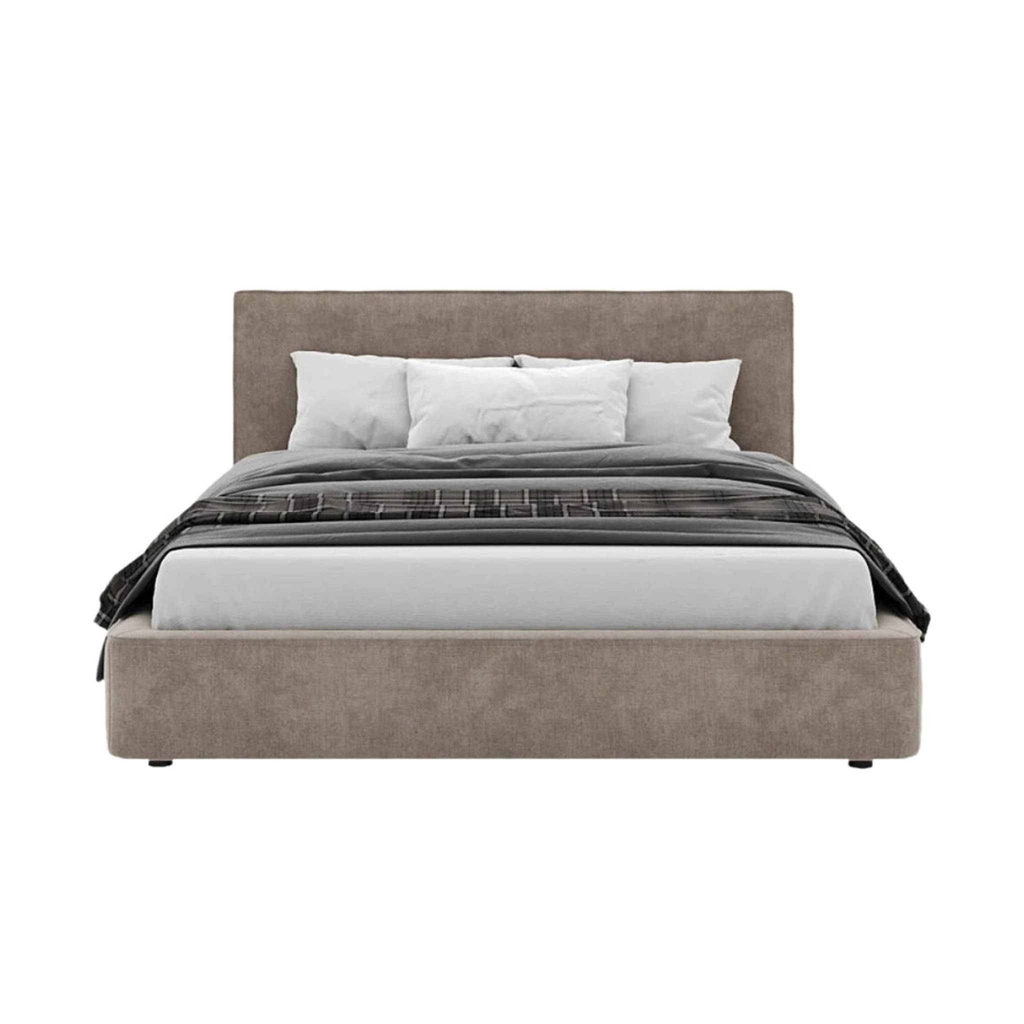Sara Double Bed with Balanced Silhouette and Relaxed Lines