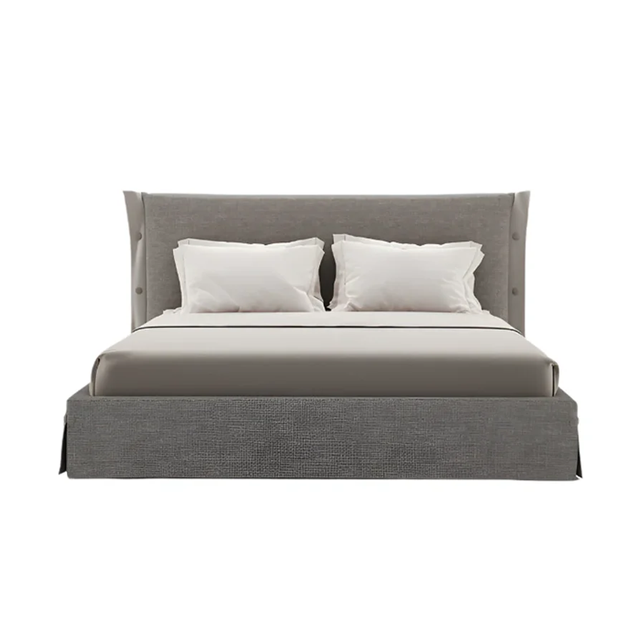 Alba Headboard Bed with Subtle Texture