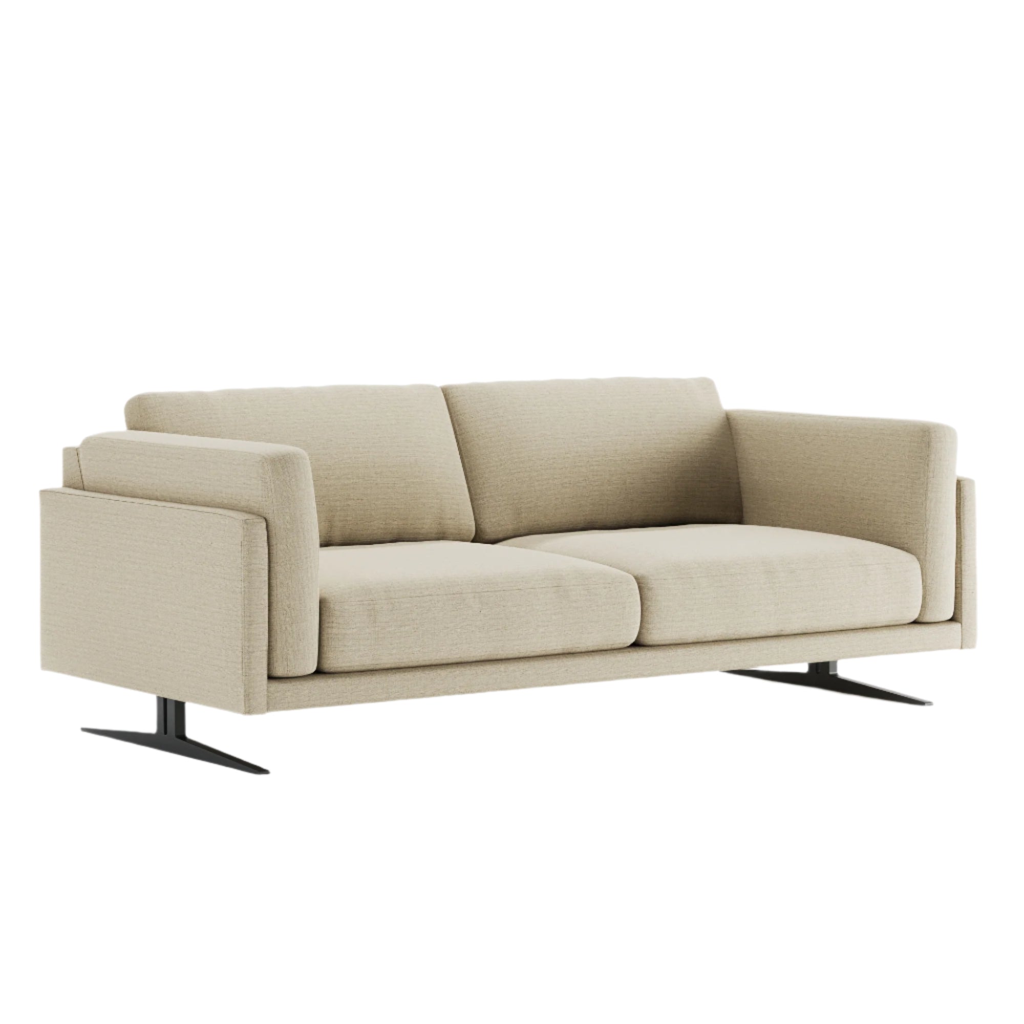 Ozzy Sofa with Deep Seat and Low Back
