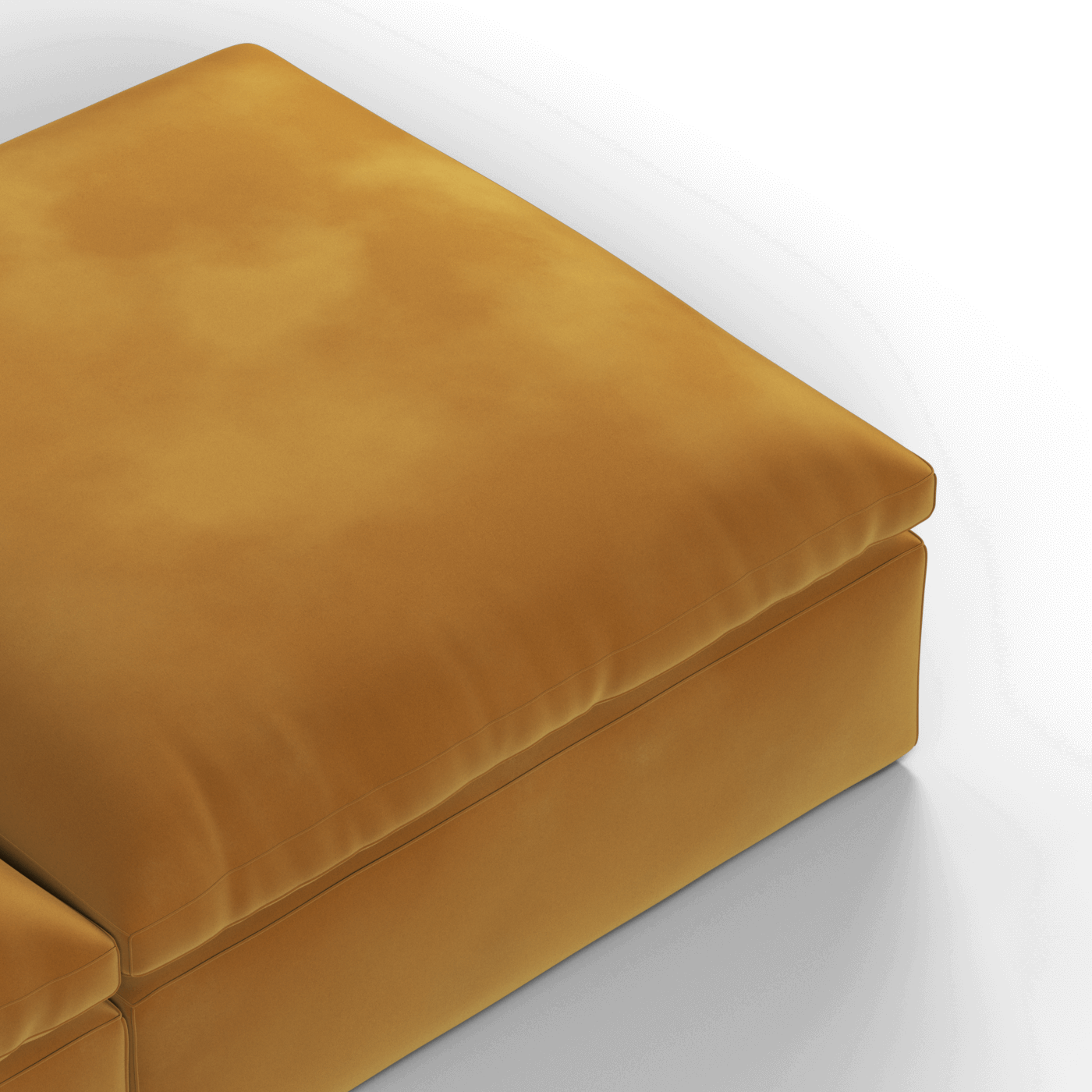 Ari modulares Ecksofa mit Sitzhocker