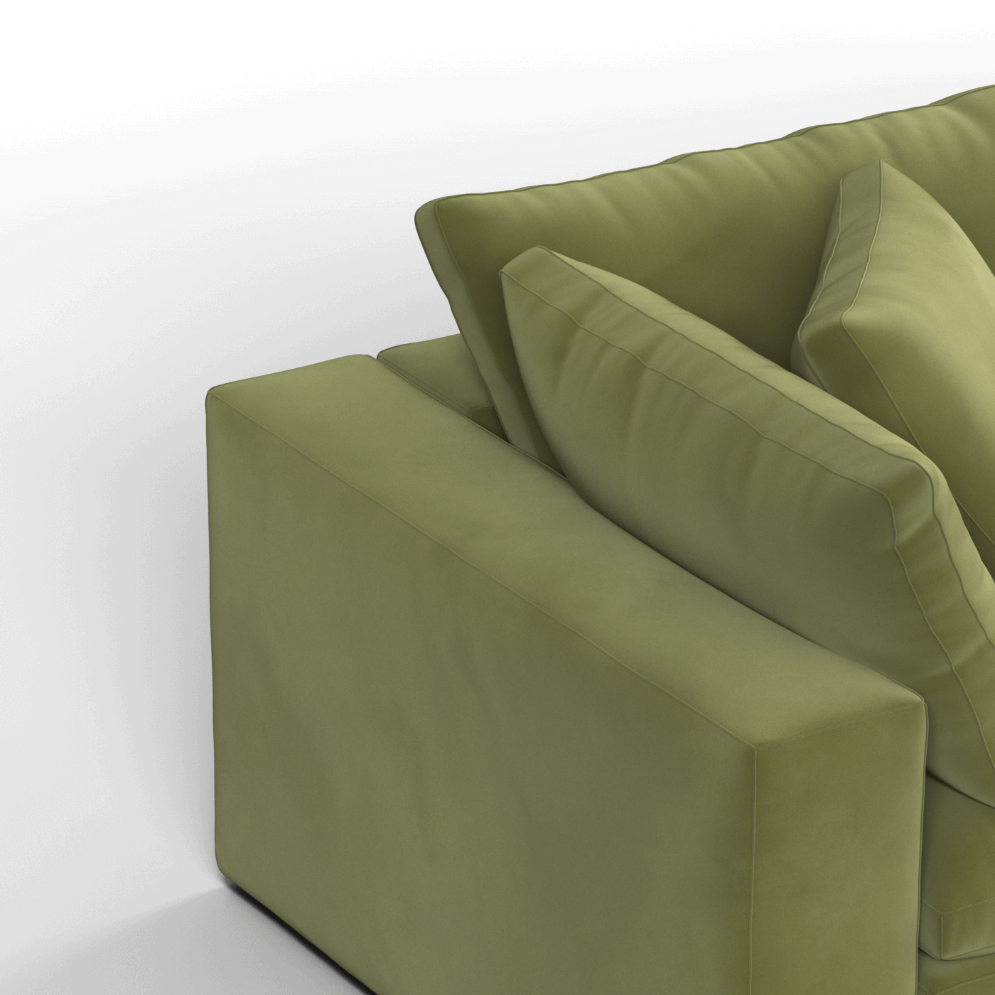 Ari modulares Ecksofa mit Sitzhocker
