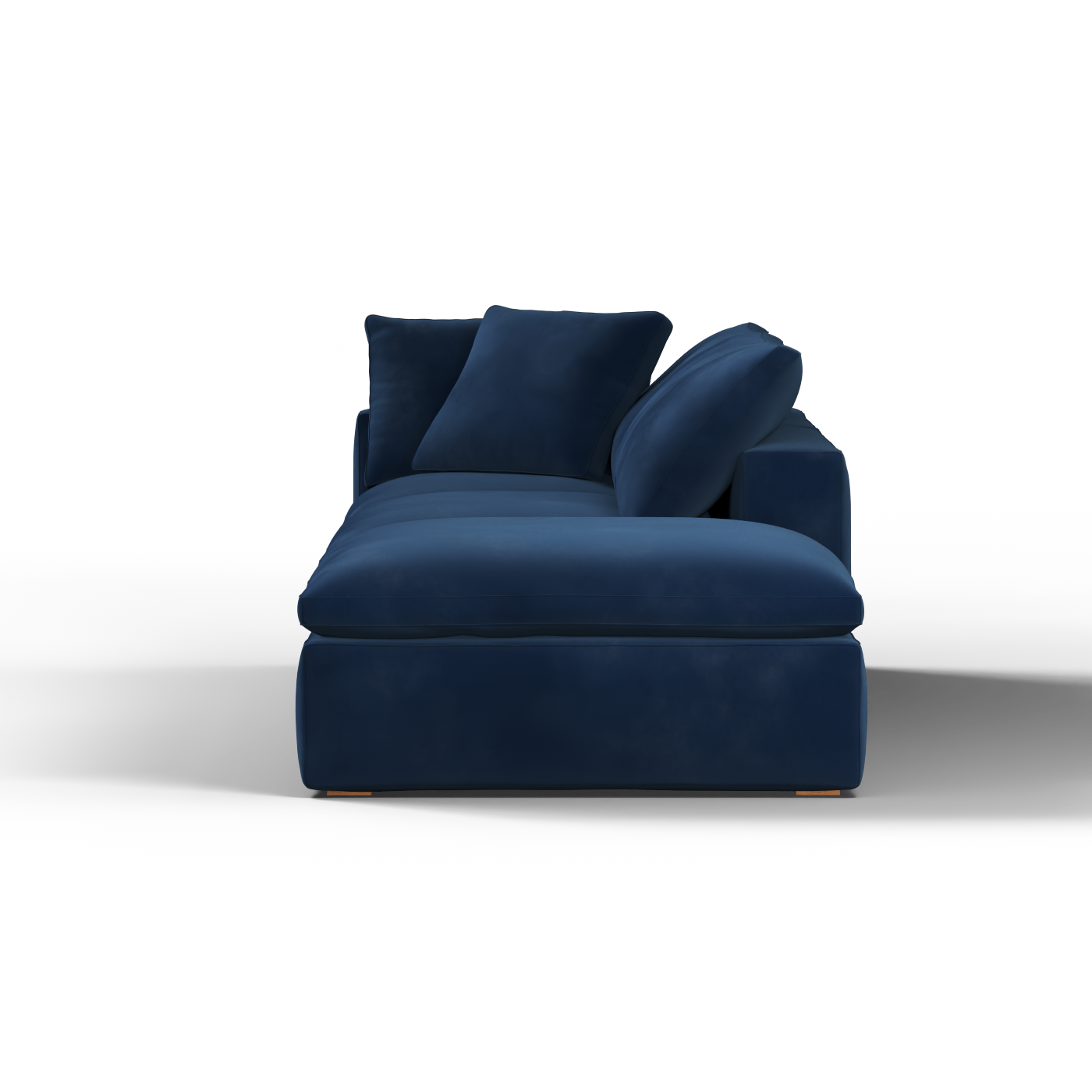 Ari modulares Ecksofa mit Sitzhocker