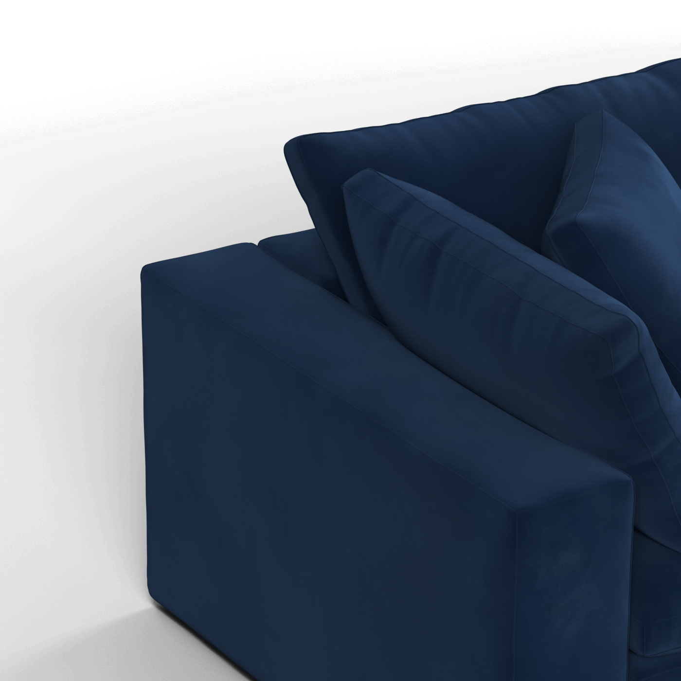 Ari modulares Ecksofa mit Sitzhocker
