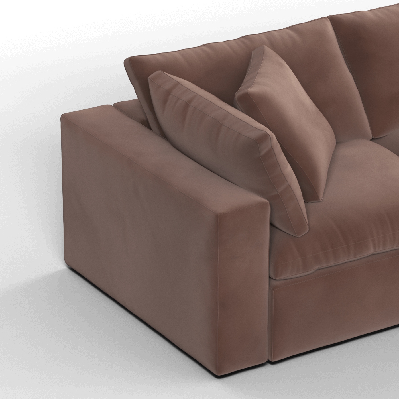 Ari dreisitziges modulares Ecksofa