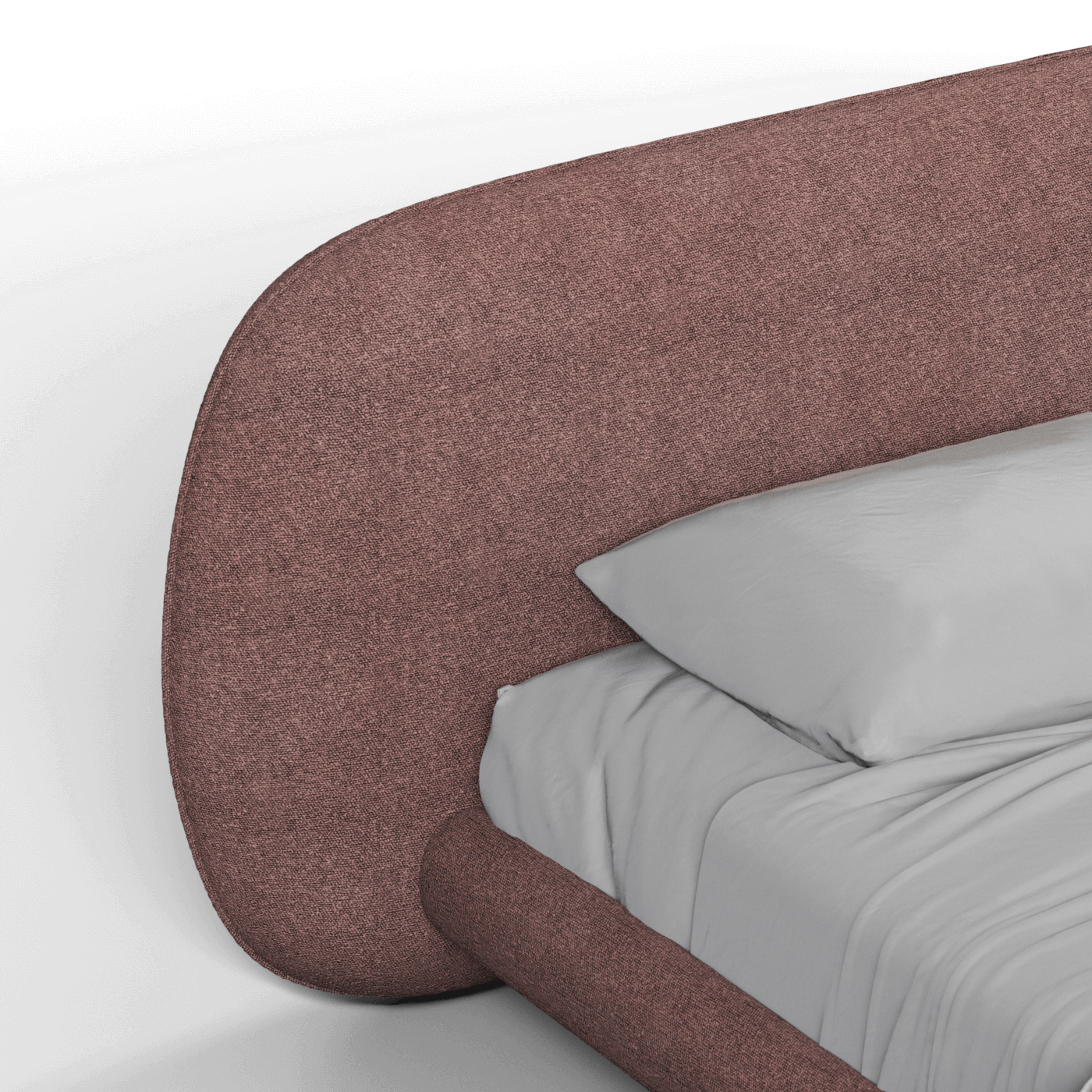 Bolzano Upholstered Bed with Curved Headboard
