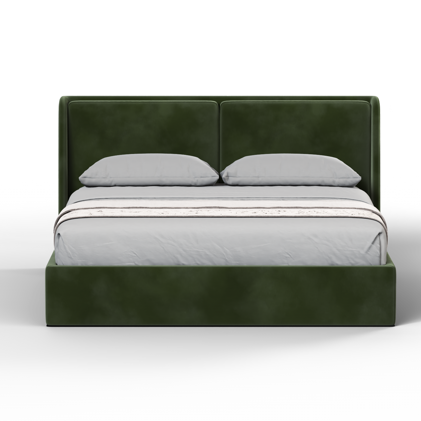 Ruby Upholstered Double Bed in Premium Fabric