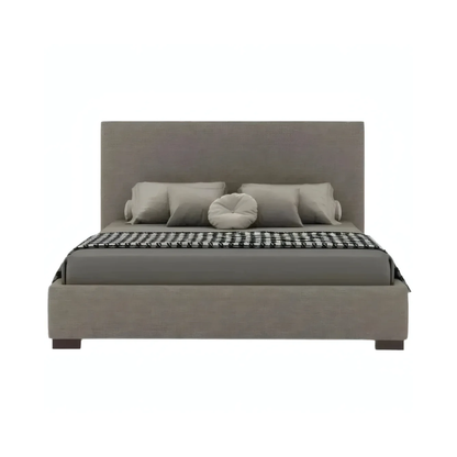 Ava Upholstered Bed with Panel Headboard