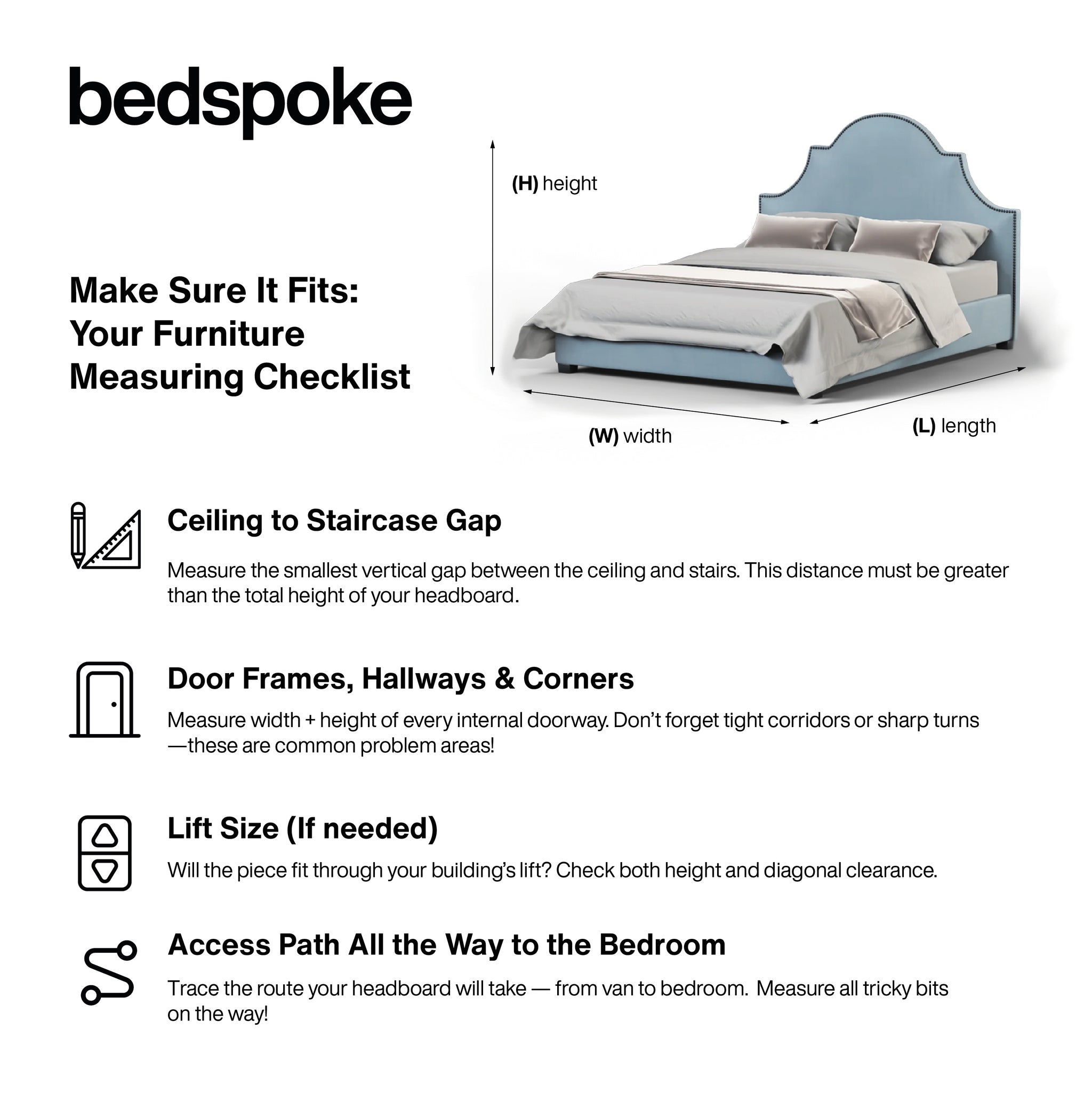 Ariana Double Bed with Elegant Headboard