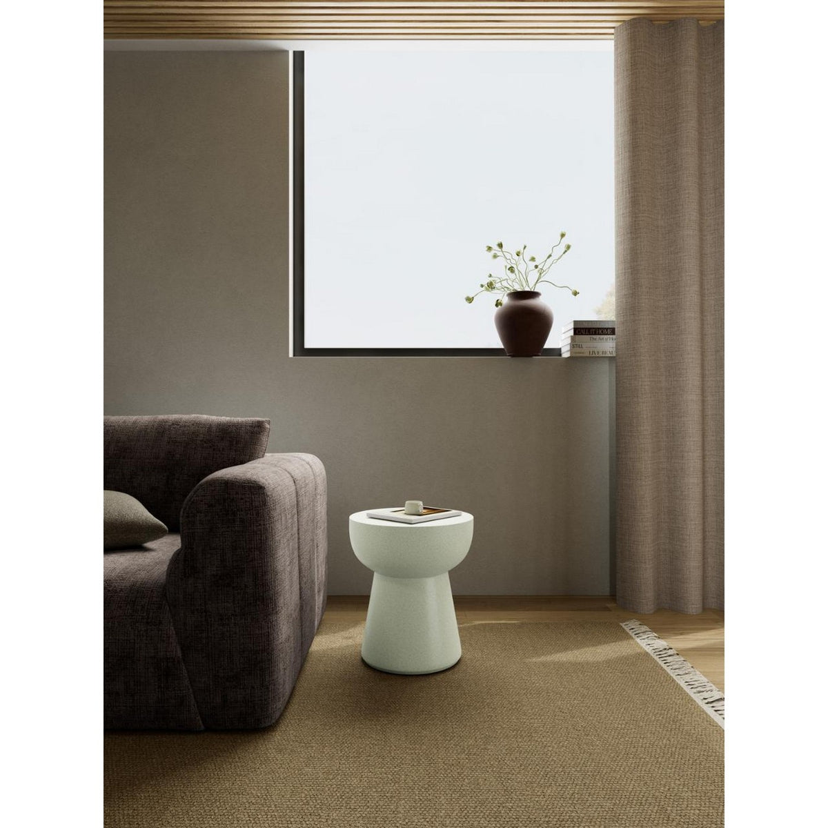 Side Table Cabra - Light Beige