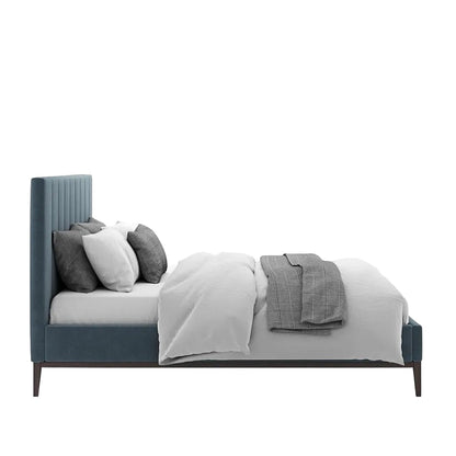 Amelia Velvet Upholstered Platform Bed