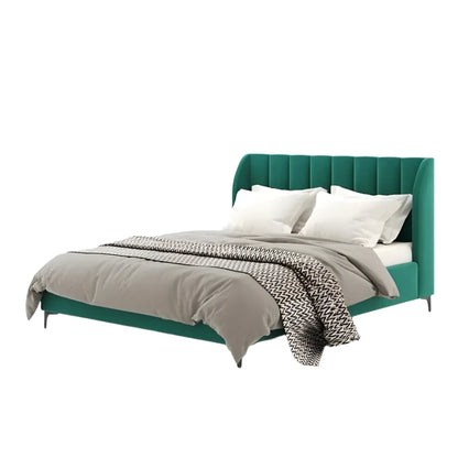 Caterina Double Bed with Structured Headboard