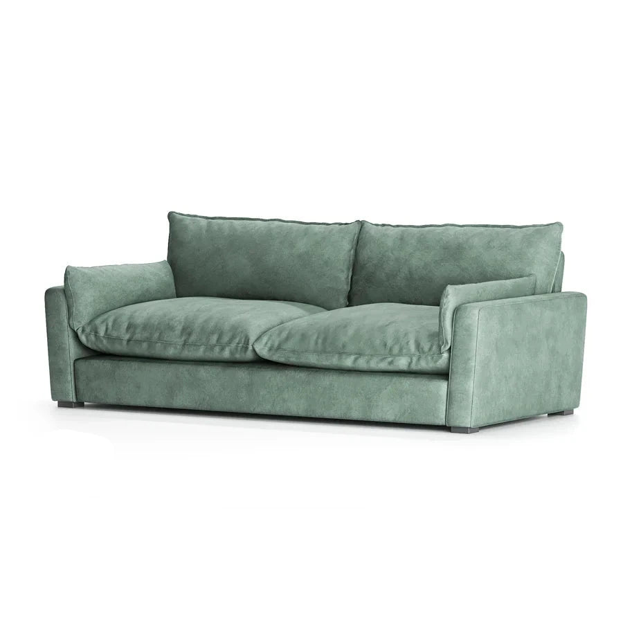 Front view of Bubble sofa with sculptural form