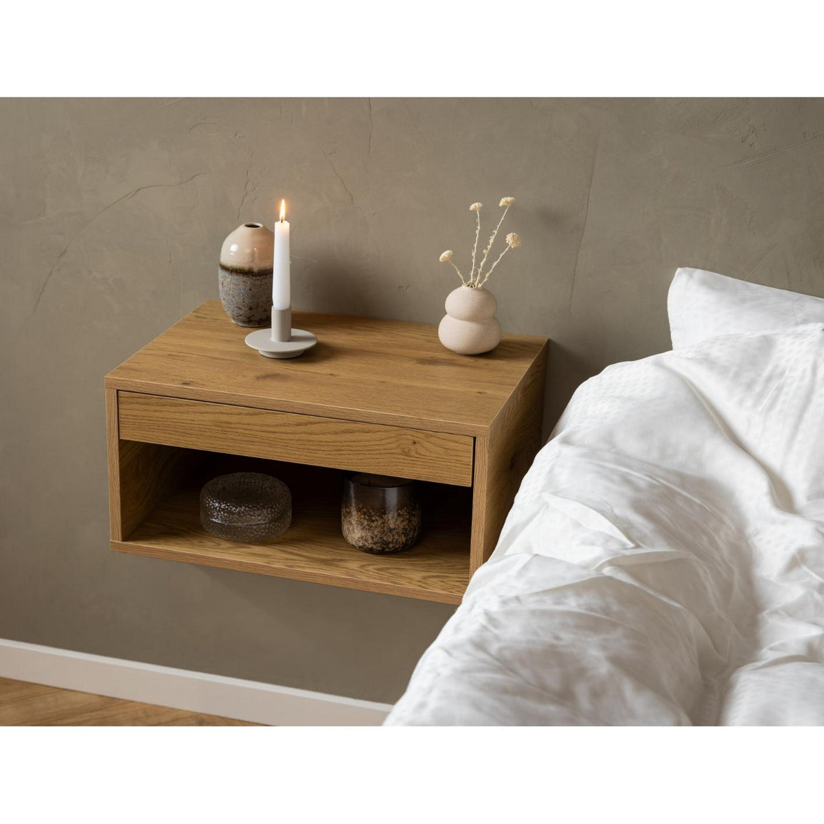 Bedside Table Cholet - Beige