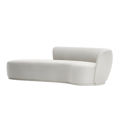 Canapé à assise profonde incurvée Hudson Boucle 