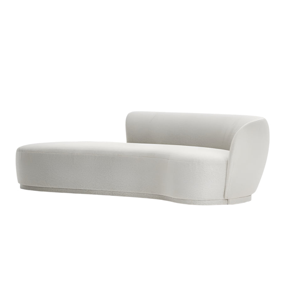 Canapé à assise profonde incurvée Hudson Boucle 