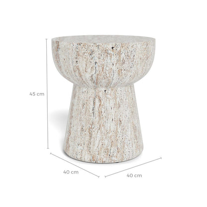 Side Table Cabra - Beige
