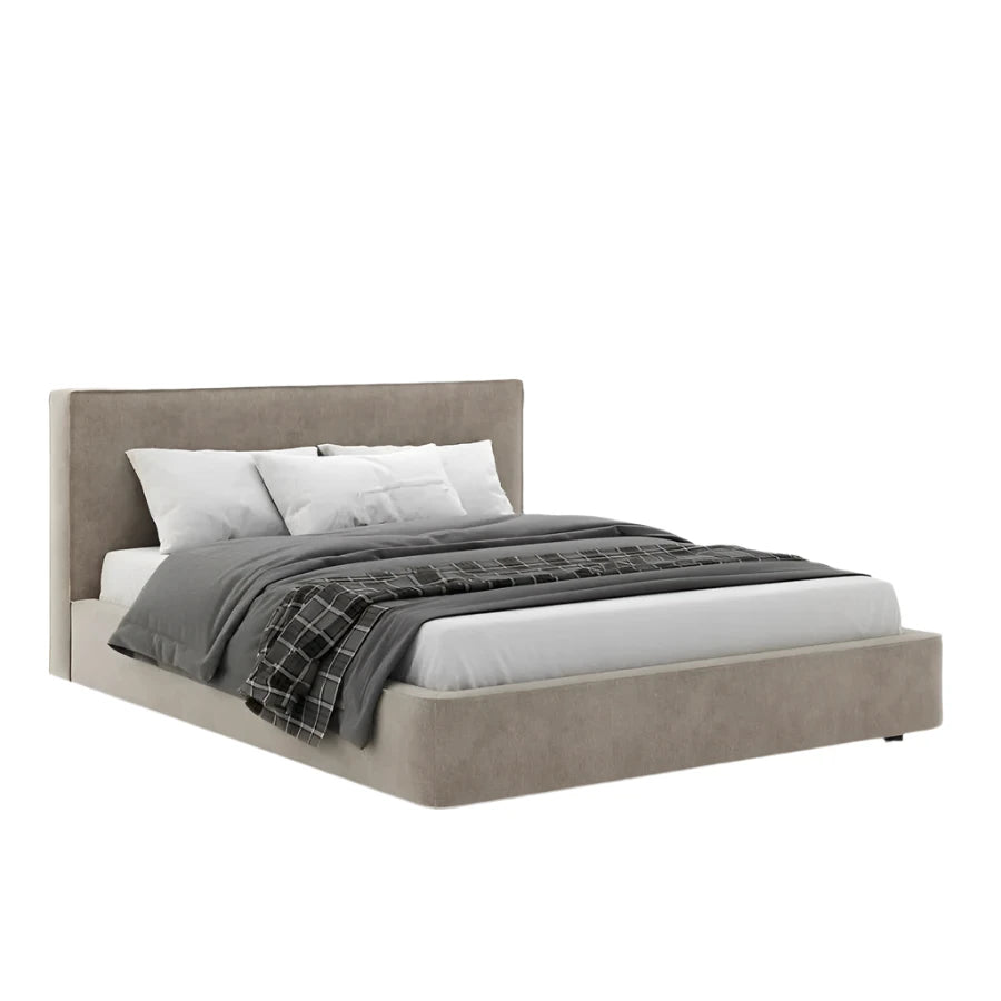 Sara Double Bed with Balanced Silhouette and Relaxed Lines