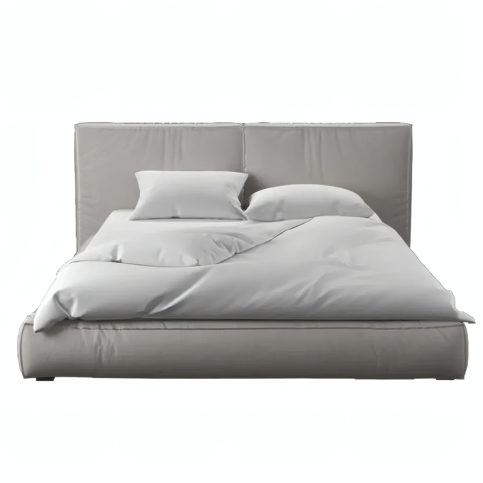 Dahila Soft Headboard Bed with Upholstered Frame and Optional Storage
