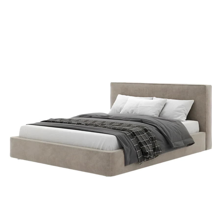 Sara Double Bed with Balanced Silhouette and Relaxed Lines