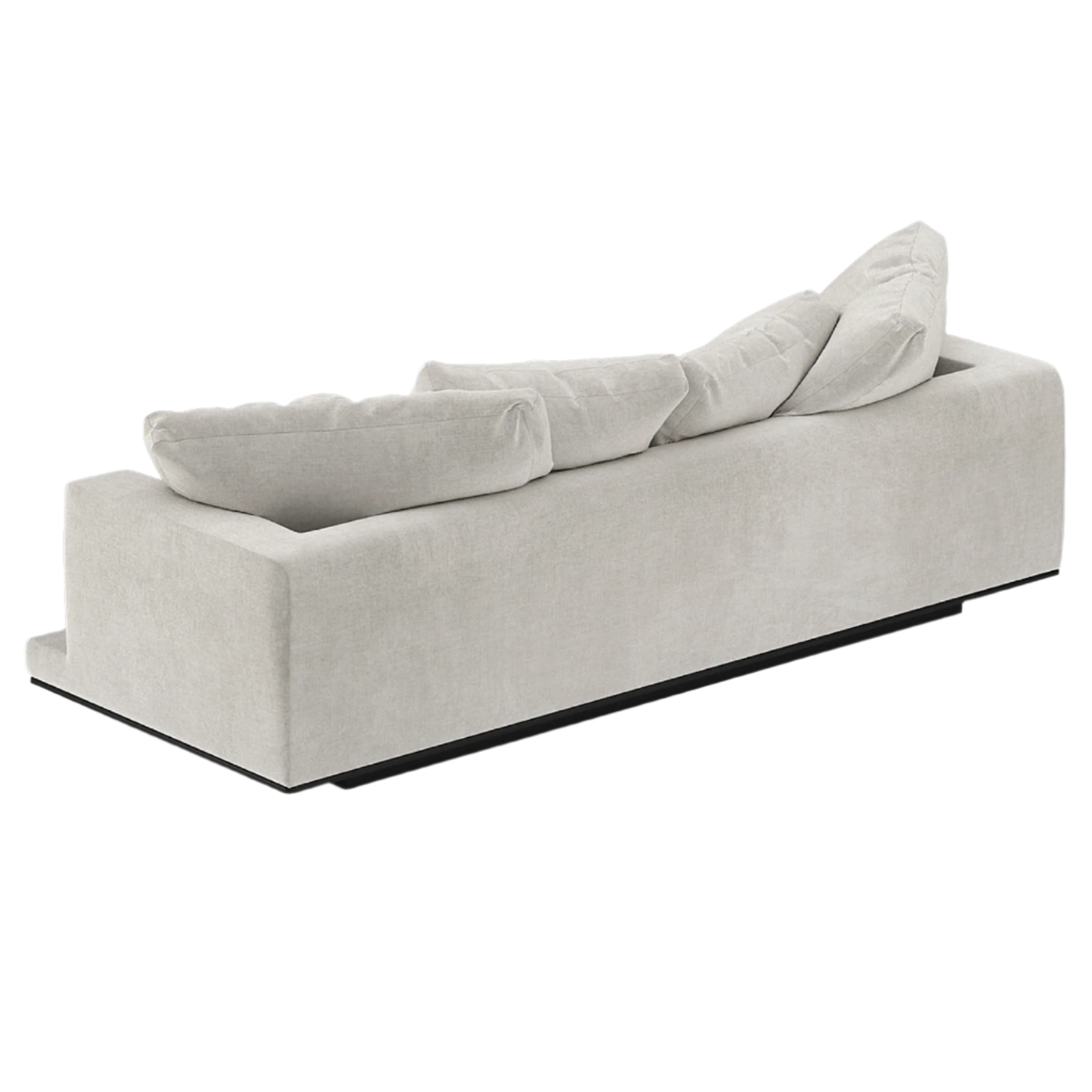 Canapé Grapple à profil bas avec base large et rembourrage moelleux