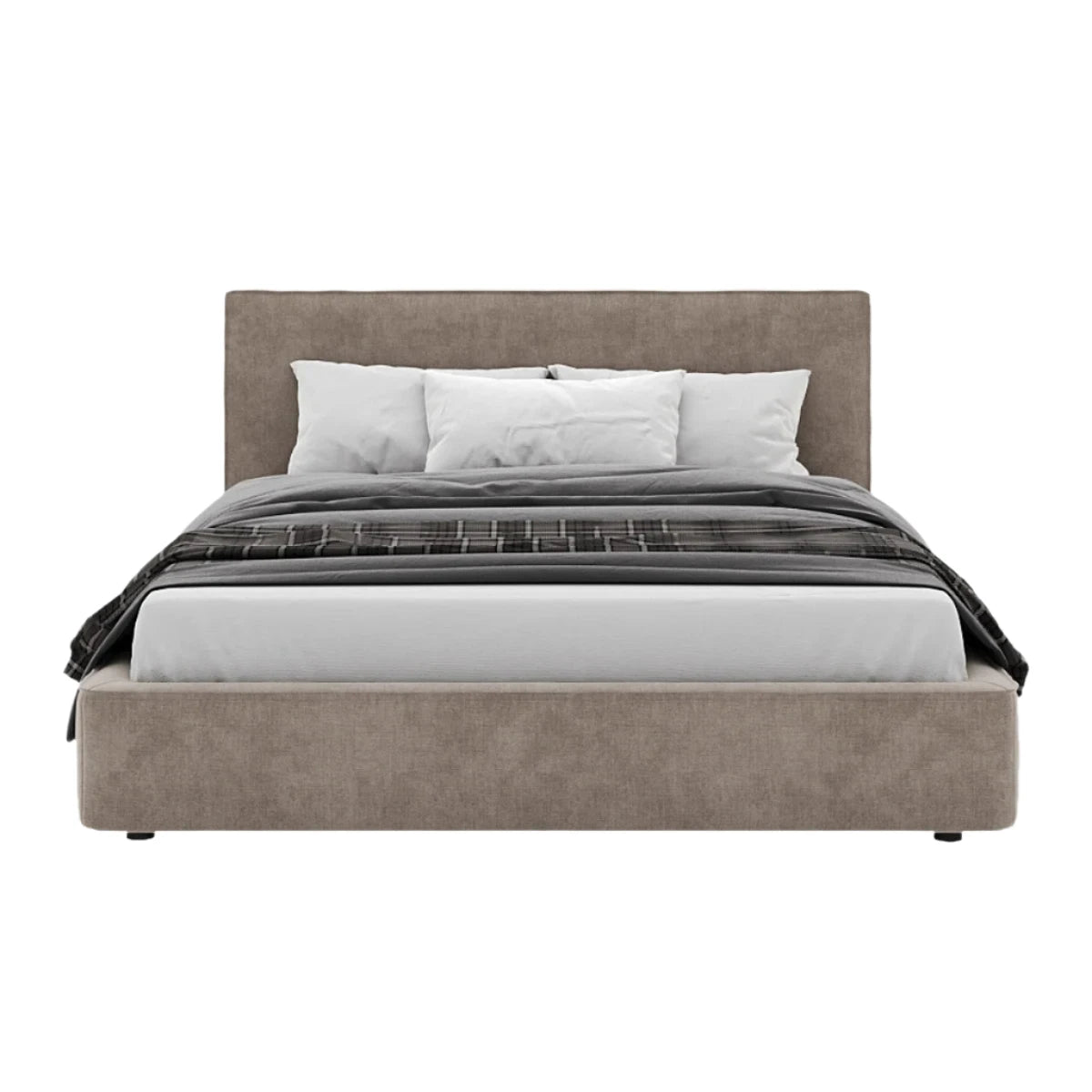 Sara Double Bed with Balanced Silhouette and Relaxed Lines