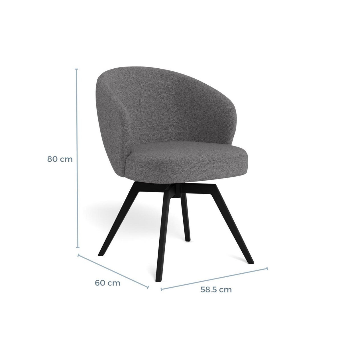 Dining Chair Darlene - Grey