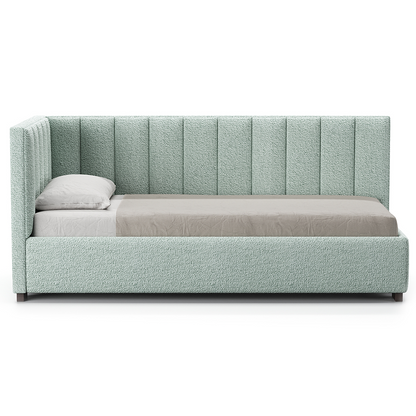 Lemon Tart Channel‑Tufted Upholstered Daybed
