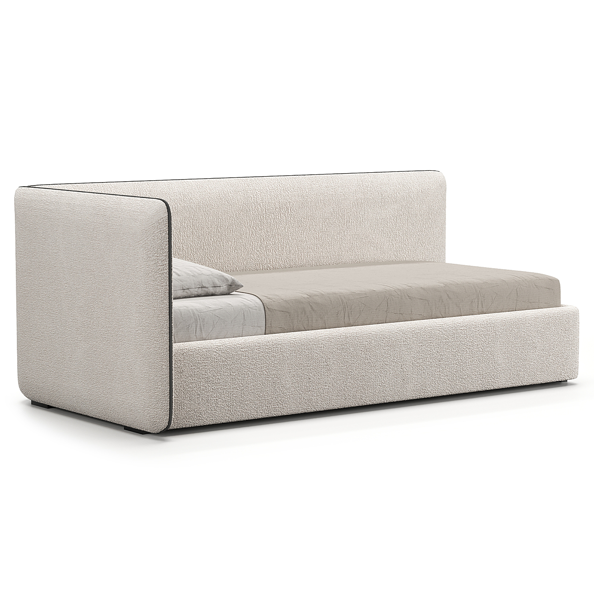 Assai Upholstered Daybed in Noble Beige Fabric