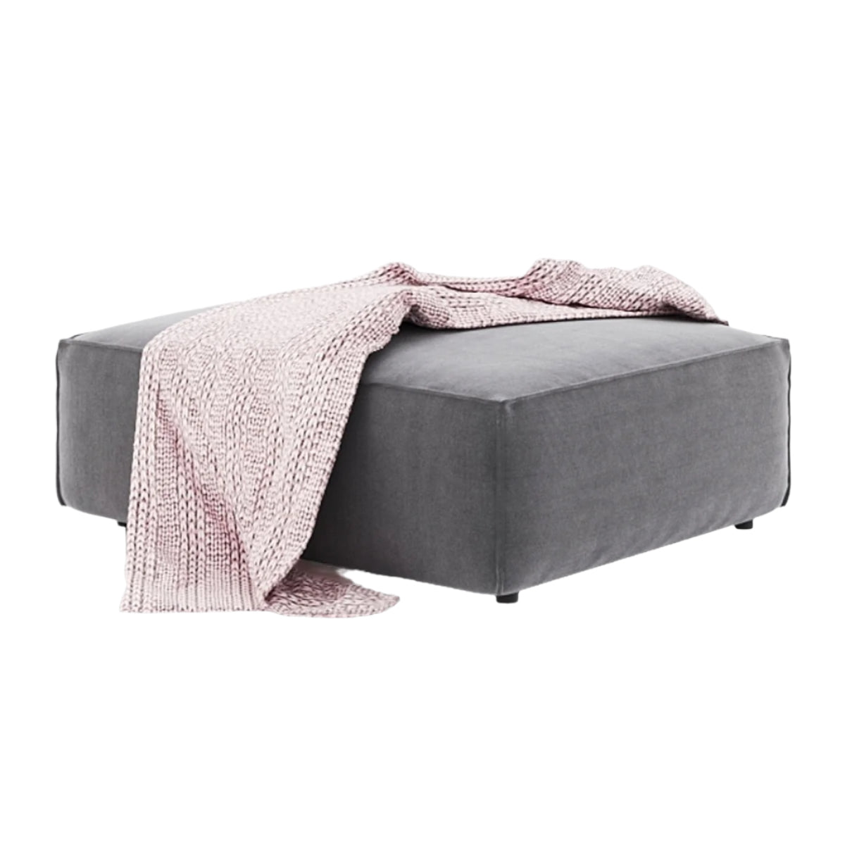 Upholstered modular unit with hidden compartment