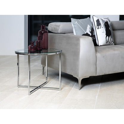 Side Table Cross - Transparent