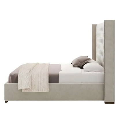 Dominique Tall Bed with Elevated Profile