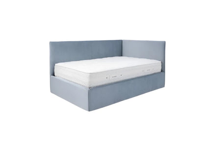 Vivi Contemporary Upholstered Bed in Cobalt Blue