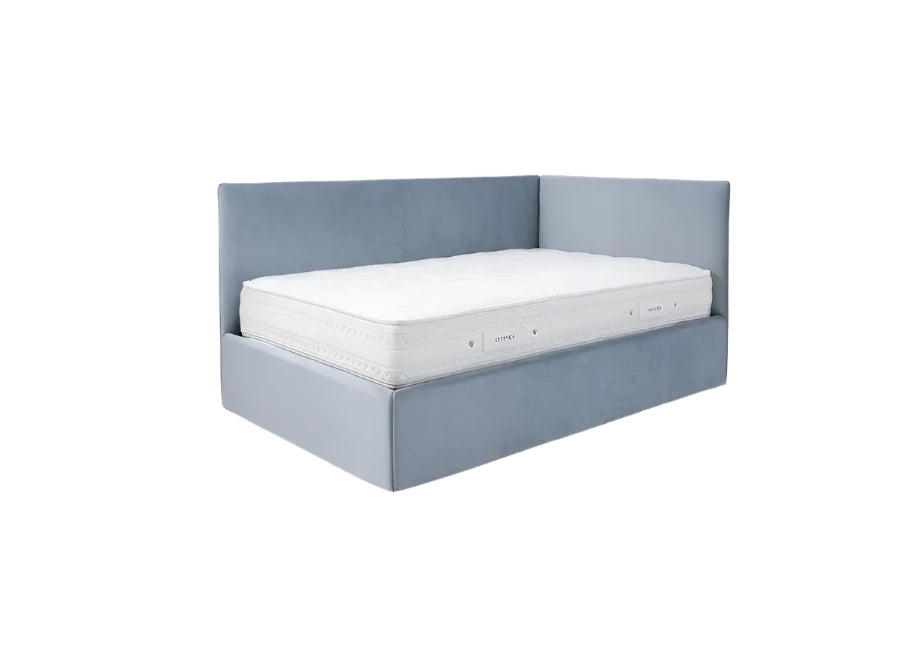 Vivi Contemporary Upholstered Bed in Cobalt Blue