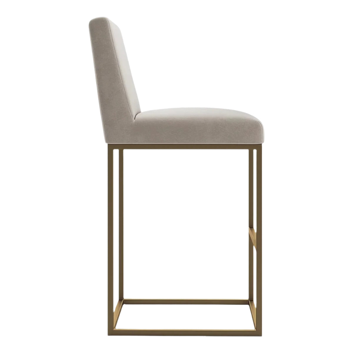 Chiara Dining High Chair – Tall Upholstered Seat with Slim Legs