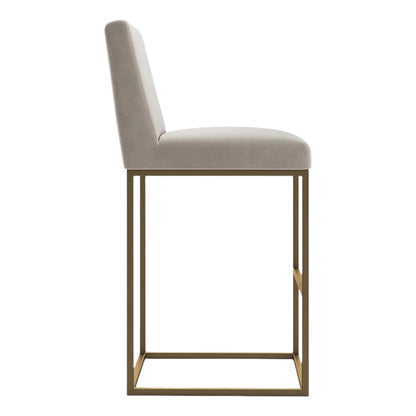 Chiara Dining High Chair – Tall Upholstered Seat with Slim Legs