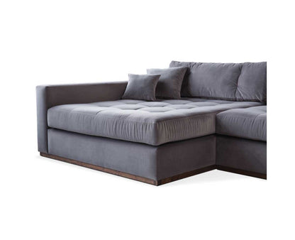 Crone Corner Sofa with Left Chaise and Multiple Back Cushions