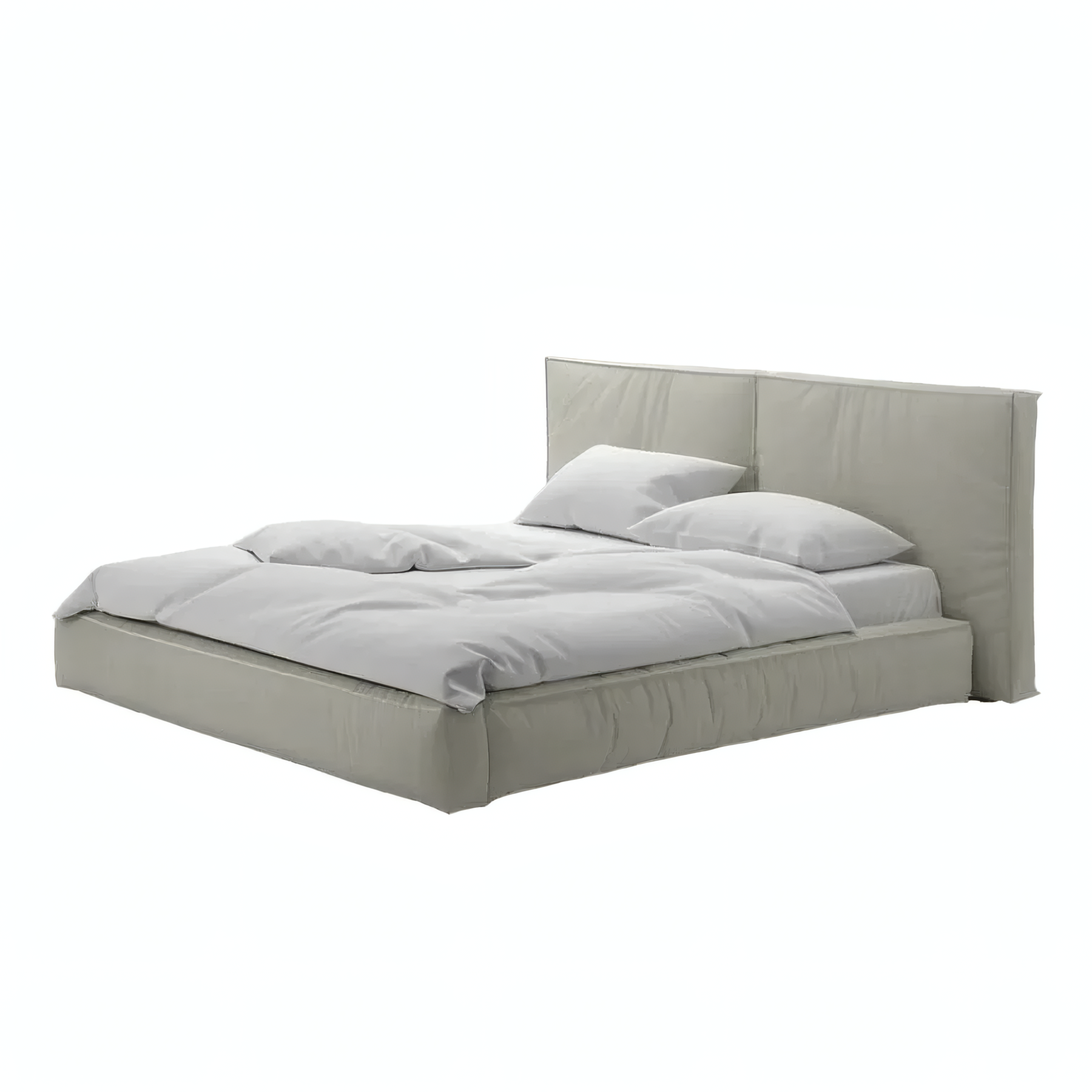 Dahila Soft Headboard Bed with Upholstered Frame and Optional Storage
