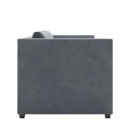Canapé 2 places Erik – Canapé rembourré avec accoudoirs droits et design minimaliste 
