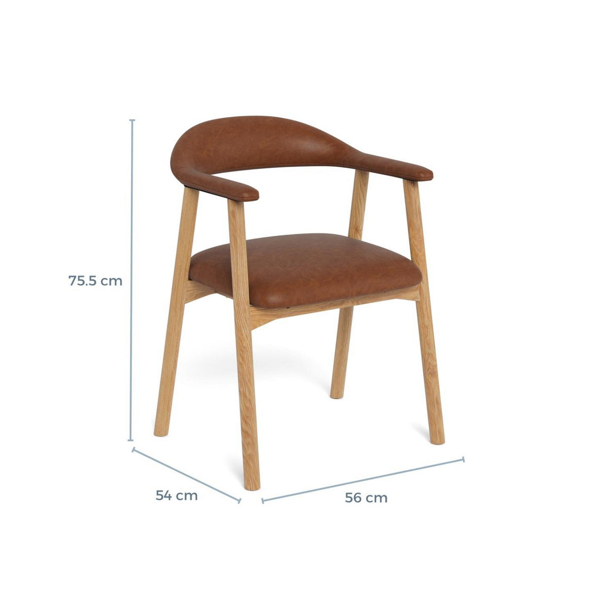 Dining Chair Addi - Brown