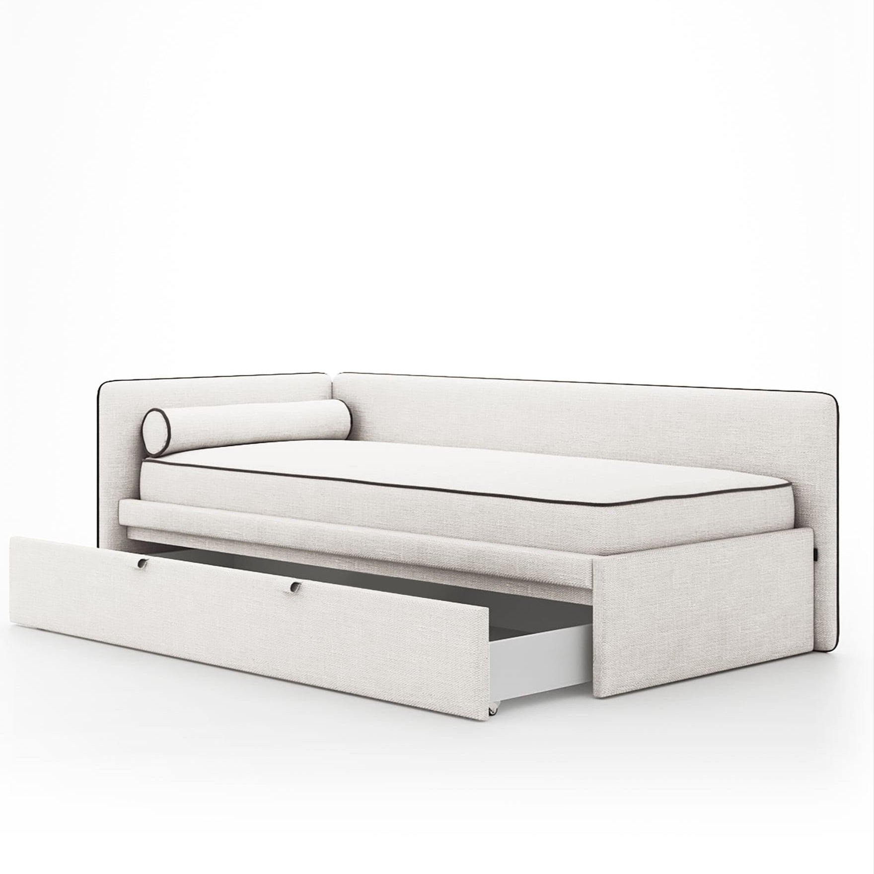 Ameny One-Side Daybed – Minimalist Upholstered Comfort