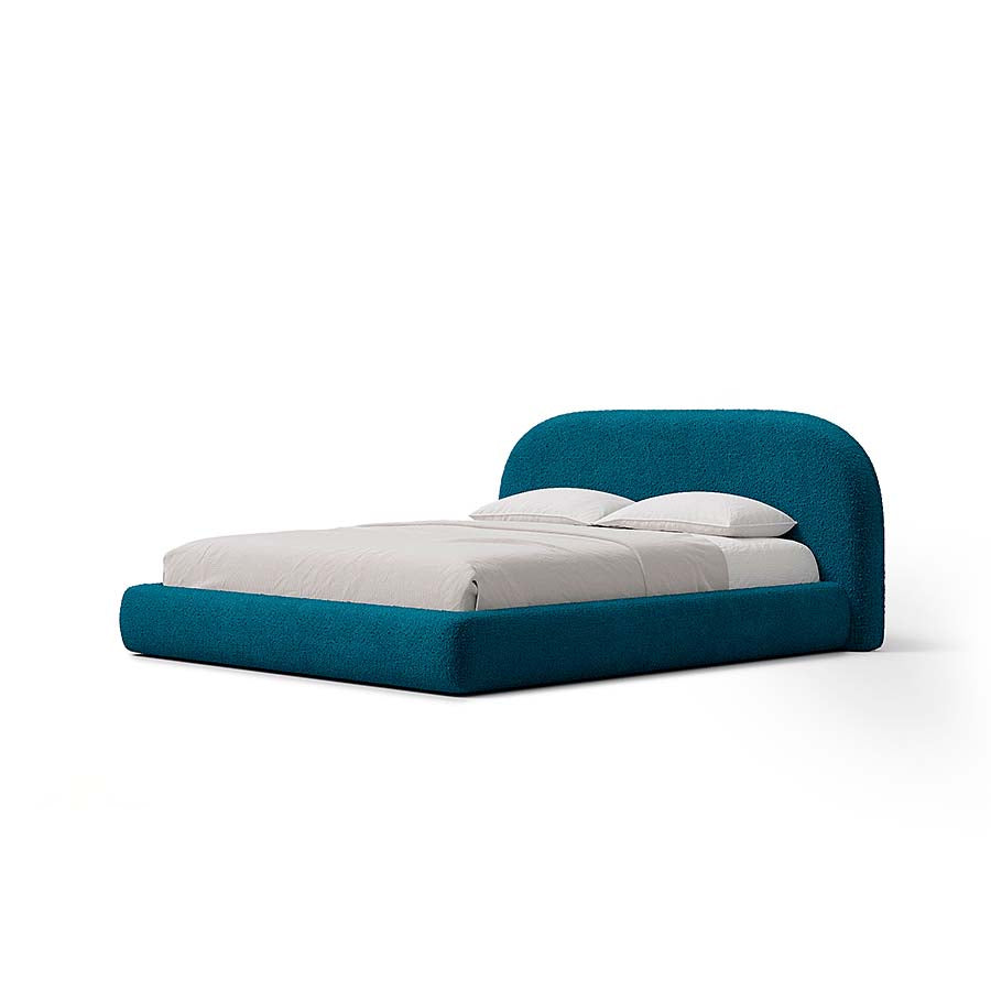 Aria Bed with Sculptural Curved Headboard