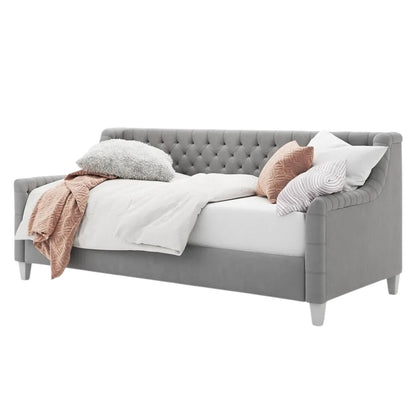 Aimee Upholstered Daybed in Soft Ivory