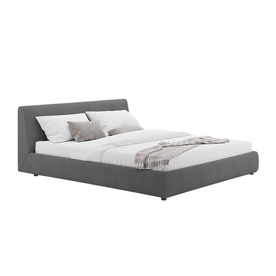 Otto Upholstered Platform Bed with Low Profile and Optional Storage