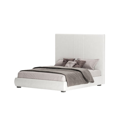 Aurora Bed with High Upholstered Headboard