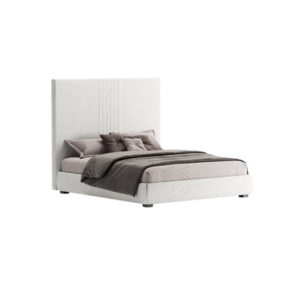 Aurora Bed with High Upholstered Headboard