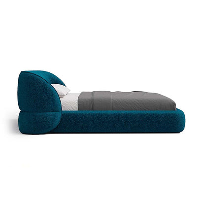 Carla Bed with Modern Curved Headboard