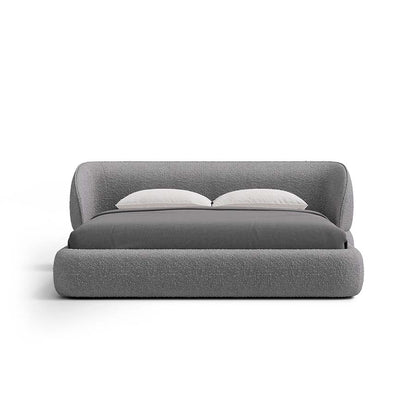 Carla Bed with Modern Curved Headboard