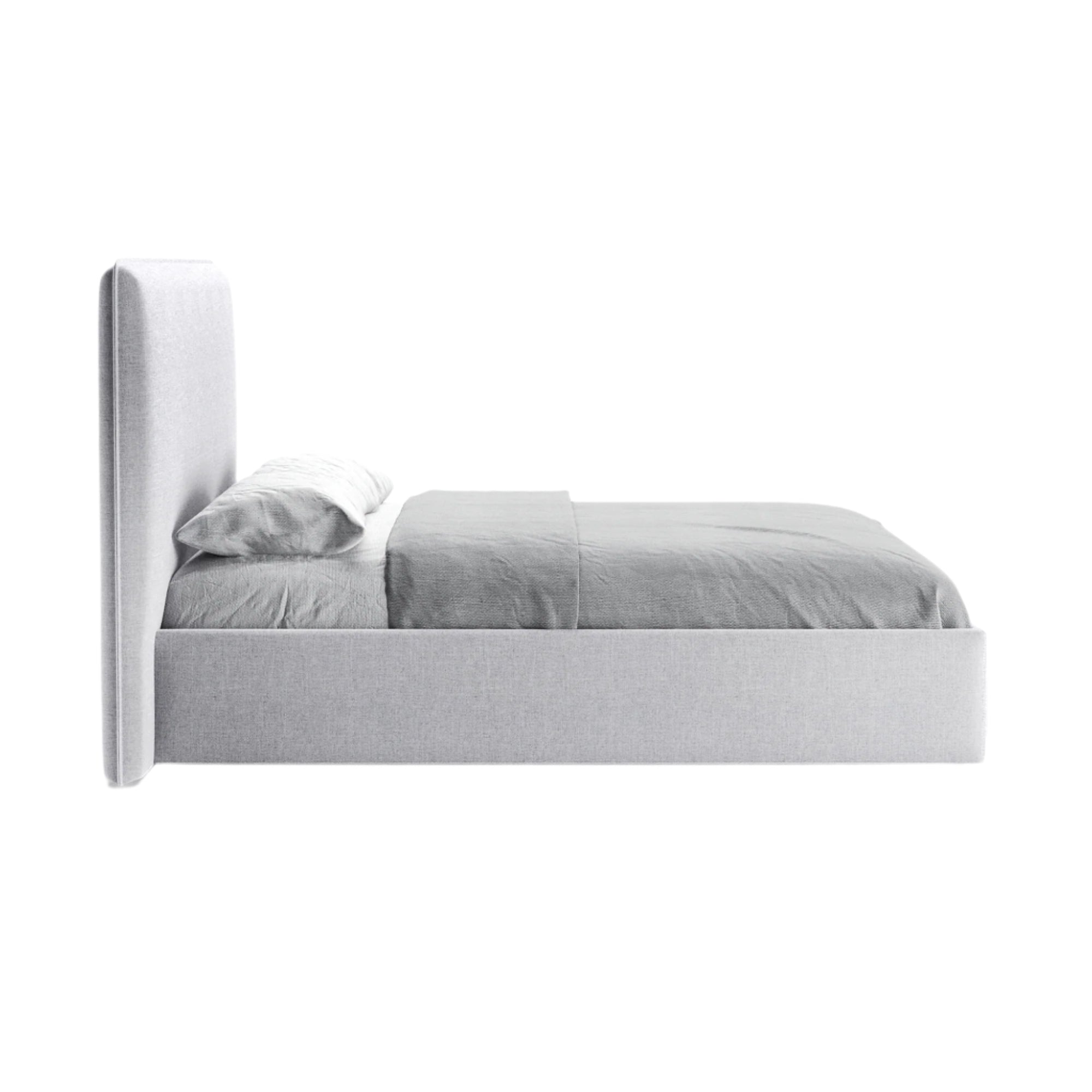 Abba Upholstered Bed with Structured Form