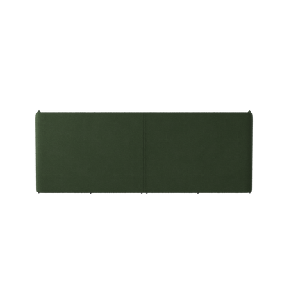 Abbey Upholstered Bed with Structured Headboard and Refined Lines