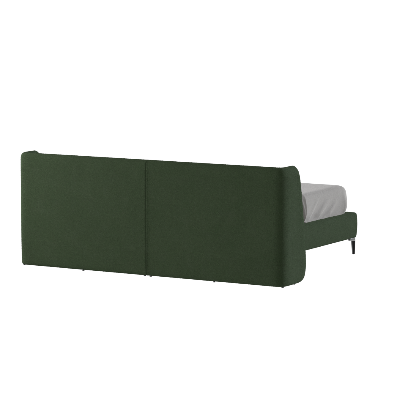 Abbey Upholstered Bed with Structured Headboard and Refined Lines